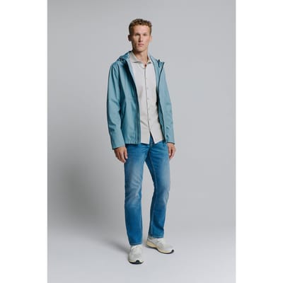 No Excess Shirt Jersey Melange Stretch Chalk Größe: L | Business hemden Outlet | Herren