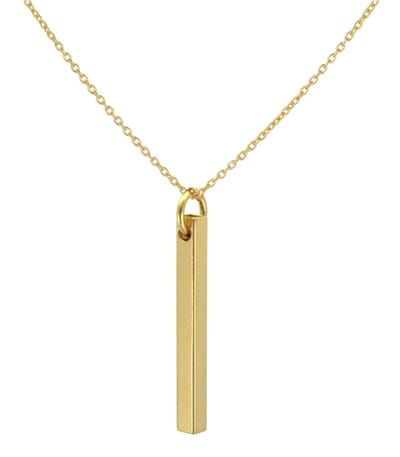 ARLIZI 1868 Ketting staaf hanger - verguld - 44 cm