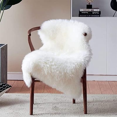 PromoHome Luxe Imitatie Vachtkleed - Zacht Pluizig Decoratief Tapijt