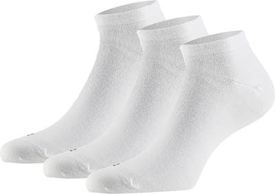 Apollo - 6-Pack - Modal Enkelsokken - Handgekettelde Teennaad - Vochtopnemend - Heren / Dames - wit - 35-38 - 121462000
