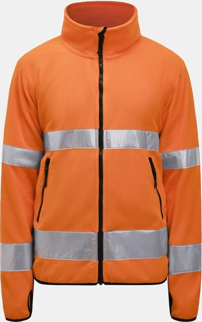 Jobman 5502 Hi-Vis Fleece Jacket 65550275 - Oranje - XL