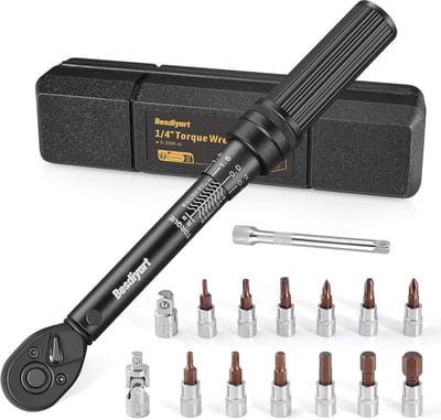 15-delige Dopsleutelset 1/4 inch met 72 Tanden en Nauwkeurigheid van 0,2