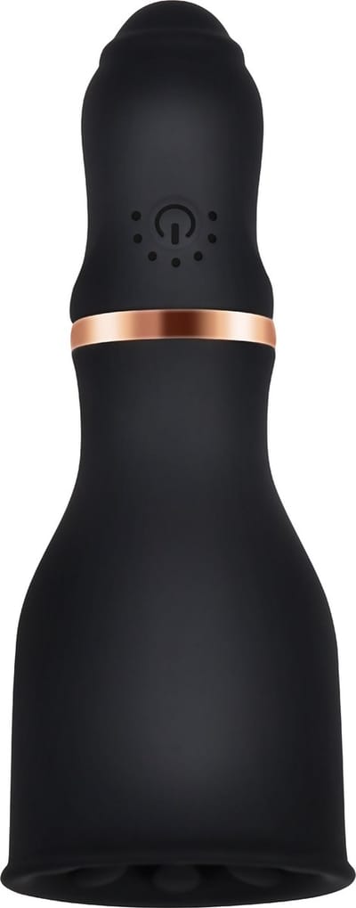 Cupitoys® Vibrerende penis vibrator - Zwart - 7 standen - Vibrators voor vrouwen en mannen - Sex toys voor vrouwen en mannen