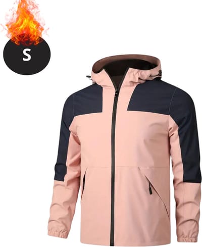 Bovista Windjas Voor Heren - Parka - Lente & Herfst - Jas - Volwassen - Windjack - Windbreaker - Rits - Roze - Maat S
