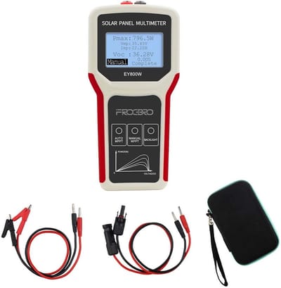 Zonnepaneel Tester Multimeter Voor Fotovoltaïsche Panelen Met Helder LCD Display