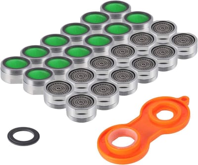 Waterbesparende straalregelaar 24 mm met sleutel - Duurzaam kraanfilter en beluchter voor keuken en badkamer