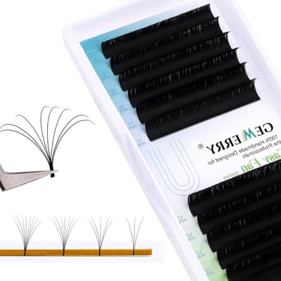 Wimperextensies Volume - Easy Fan Wimperextensions - Snel Volume Creëren - Zelf Fannende Wimperextensions - Mix 8-14mm - Natuurlijk Zwart
