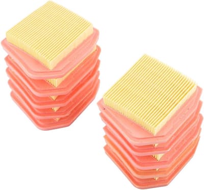 Allecto Plus - Luchtfilters grasmaaier 10 stuks luchtfilterreiniger - Compatibel met FS410 FS460 - Ideaal voor tuinonderhoud - Eenvoudige Installatie - OEM-Kwaliteit