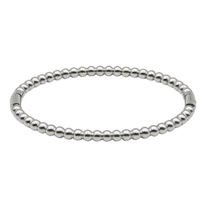 Marama - armband Amira Zilver - dames armband - stainless steel - zilver plated - nikkelvrij - scharnier sluiting - feestelijk
