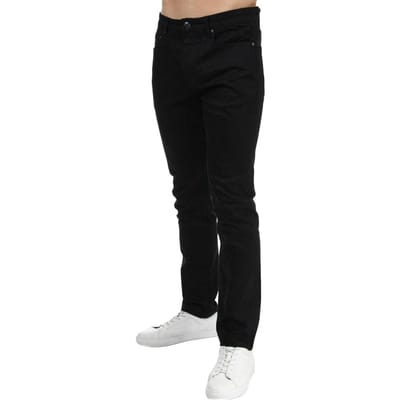 Weekend Offender Heren Tapered Jeans (Zwart)