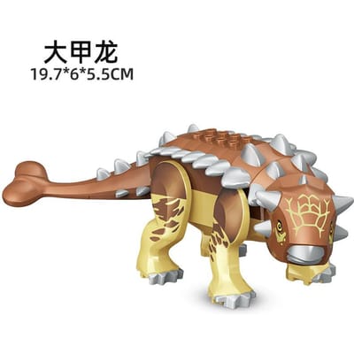 Kinderen Simulatie Dinosaurus Wereld Velociraptor Raptor Bouwstenen Tyrannosaurus Monteren Model Puzzel Montessori Jongen Cadeau