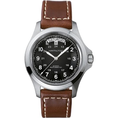 Hamilton Khaki King automatisch H64455533 herenhorloge zwart