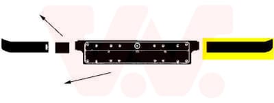 Van Wezel - BUMPERLIJST VOOR BMW 3 E36 1990-2000 51118146077