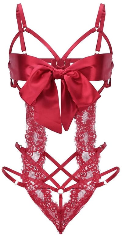 Lingerie Set - Sexy Lingerie - Kant - Strikontwerp - Mouwloos - Comfortabele Pasvorm - Unieke Kleuren - Nachtkleding