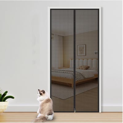 Katten- en Hondenrek voor Balkon of Deur met Ritssluiting 80x200 cm