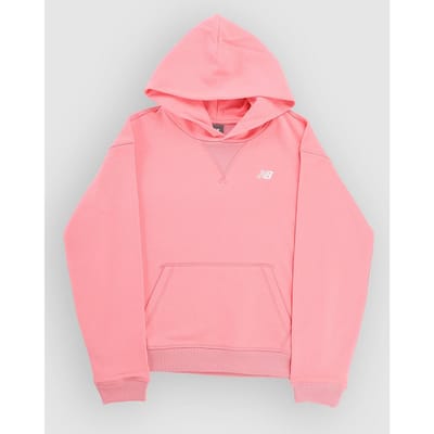 New Balance French Terry Small Logo Kids Hoodie roze