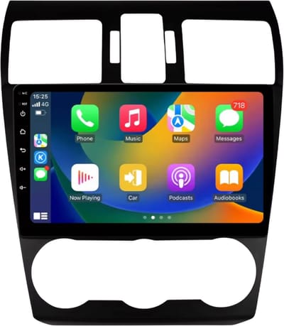 Autoradio met bluetooth - Carplay - Voor Subaru Forester Mk4, Impreza XV & Crosstrek (2012-2015) - Geschikt voor Apple en Android - Stereo - Navigatie - Navigatiesysteem auto - 2GB 32GB