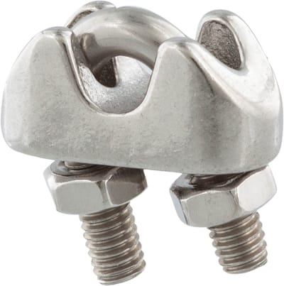 Starx staaldraadklem - 3 mm - RVS