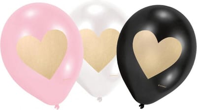 Amscan - 6 Latex Balloons Everyday Love