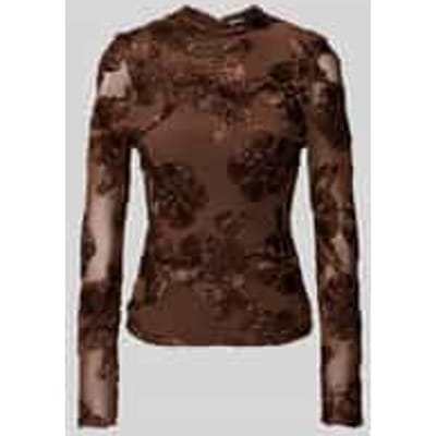 Shirt met lange mouwen en siergarnering