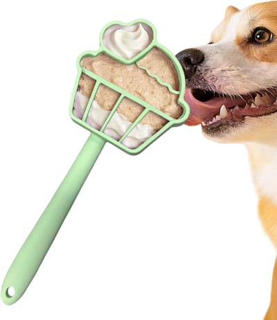Honden Likbord - Slow Feeder - Rustig Eten - Bevordert Spijsvertering - 31x14x1.5 cm - Groen
