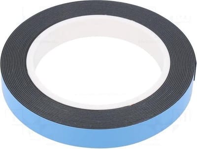 Dubbelzijdig tape - 15mm breed - 5 meter - PE-schuim