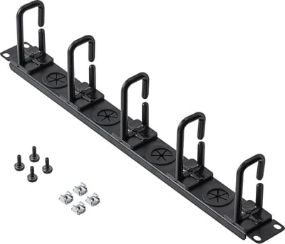 StarTech.com 1U Server Rack Cable-Management Panel - kabeladministrationspakke for rack - 1U - 19"