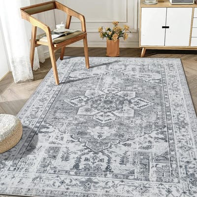 Dailygoods- Tapijt Boho design - Laagpolig - Wasbaar - Antislip - 160 x 230 cm - Zacht met rubberen achterkant - Vloerkleed