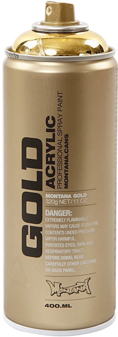 PacklinQ Gouden spray verf - 400ml spuitbus - Hoge pigmentatie