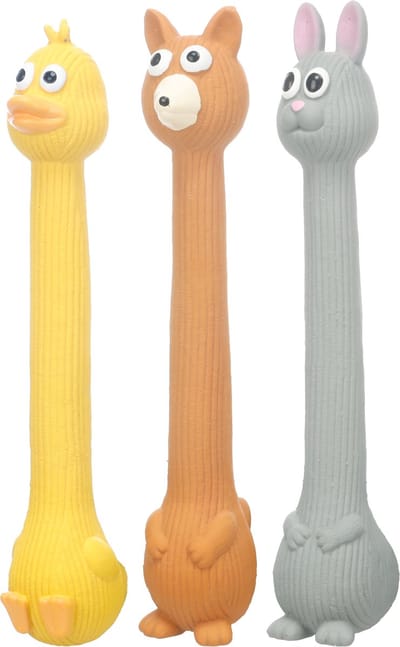 FLAMINGO - SPEELGOED NIBE DIEREN MEERDERE KLEUREN ASSORTIMENT 4,9x7,7x29,5CM
