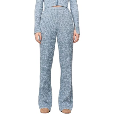 Gestreepte gebreide flare broek dames 24 Colours