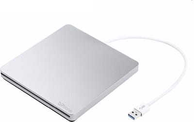 DrPhone ECD1 Externe USB 3.0 DVD Speler/Driver-CD-DVD+/-RW-Brander -Slot-in CD-Rom- Geschikt voor o.a Computer Laptop/Desktops - Macbook / Windows