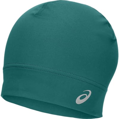 ASICS Sport Logo Beanie - Muts - One-Size - Rainy Lake / Blauwgroen - Running - Training