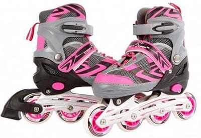 Skates Roze 29-32 - Skates Meisjes Verstelbaar