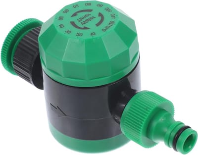 Tuinirrigatietimer - Watergeef timer - Automatisch water geven - Instelbare waterbeheer - 8.5x15x8.5 cm - Groen
