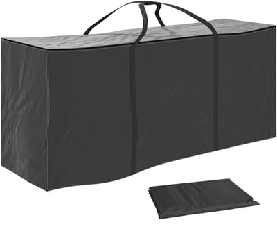 Outsunny opbergtas - 600D Oxford-stof - 175x55x75cm - Zwart