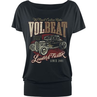Volbeat T-shirt - Louder And Faster - XS tot 5XL - voor Vrouwen - zwart