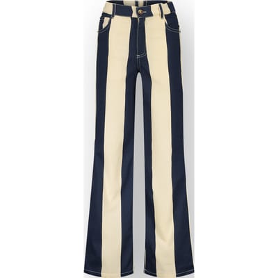 Meisjes Wide leg Jeans Cato Stripe