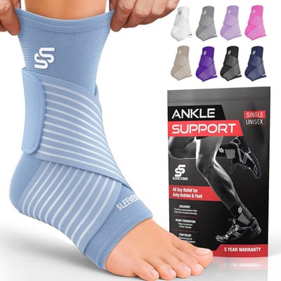 Enkelbrace voor compressie en ondersteuning bij verstuikingen en plantaire fasciitis