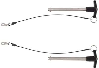 2 Stuks T-Handgreep Retaining Pins 100mm Lang met 10mm Diameter - Snelle Ontgrendelingssloten voor Luidsprekers, Luchtvaart, Gym en Machines