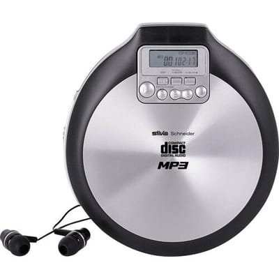 Silva Schneider MCD 50 Discman CD, CD-R, CD-RW, MP3 Stofvast Zwart