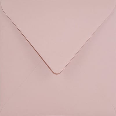 Gladde roze enveloppen A5 - 153 x 153 mm - 25 stuks - NK natgelijmde - 120 gram - Malmero - Netuno