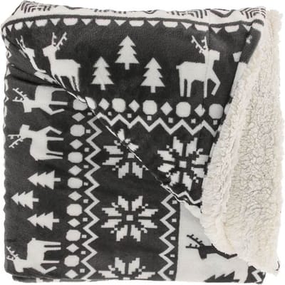 Unique Living Yael Plaid - 150x200 cm - Dark Grey