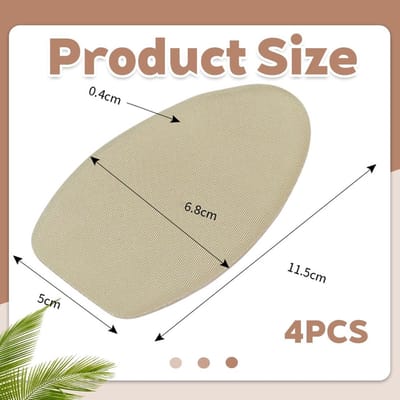 Dailygoods- Voetkussentjes - Dempende Gelinlegzolen - Antislip voorvoet - Siliconen Pads - Hielbescherming - Comfortabele Ondersteuning - Inlegzolen