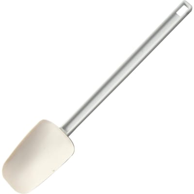 HENDI Pannenlikker lepelvorm – synthetisch rubber blad – vaatwasmachinebestendig – 408x75 mm – wit