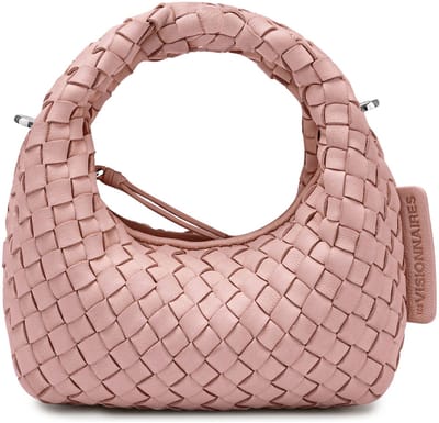 Les Visionnaires Greta Micro Weave Silky - Handtasche 20 cm (rose quartz)