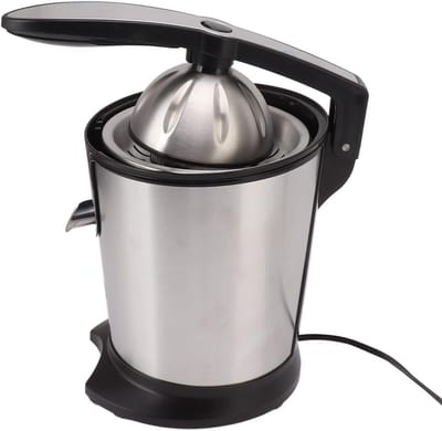 Elektrische Sapcentrifuge - Slowjuicer Citruspers - Vers Sap Maken - Krachtige 180W Motor - 400ml Capaciteit - Zwart