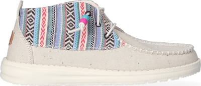 HEYDUDE - Wendy Mid Boho Mix Dames Instappers Baja Grey - Maat 36