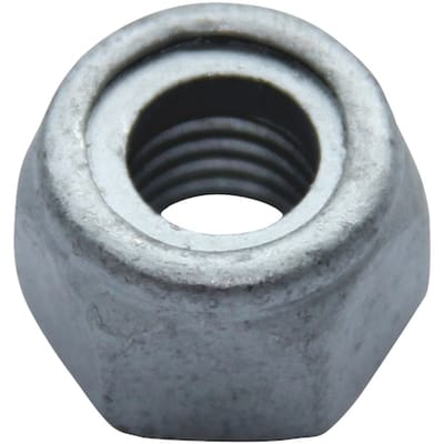 Wurth - ISO 7040 staal 10 zinklamel zilver - Zeskantmoer met klemdeel (niet-metalen inzetstuk) - x 200 st