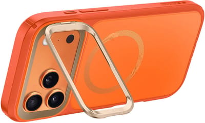 i-Blason, Volledige Hoes Geschikt voor Apple iPhone 17 Pro Max MagSafe Schokbestendig 6m met Standaard, Oranje